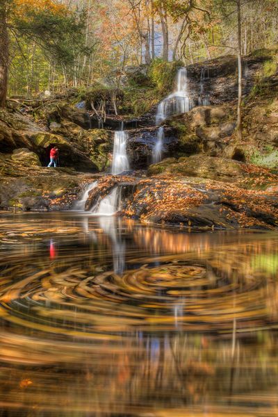 Autumn's Swirls, Garwin Falls, Wilton, NH