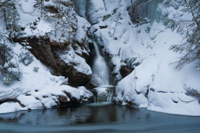 "Winter's Perfection": Gem Pool along the Ammonoosuc Ravine Trail in early winter.
